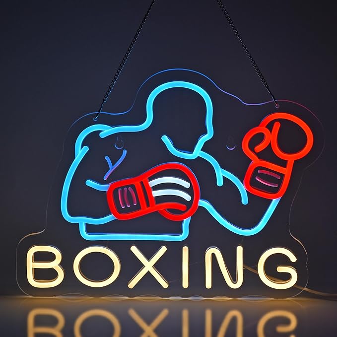 Boxing Sports Neon Sign