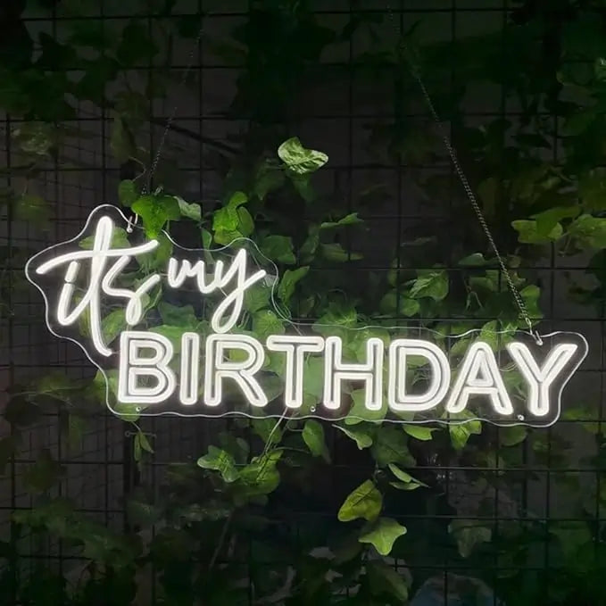 "It's My Birthday" Neon Sign