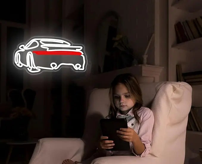 Sports Car Neon Sign