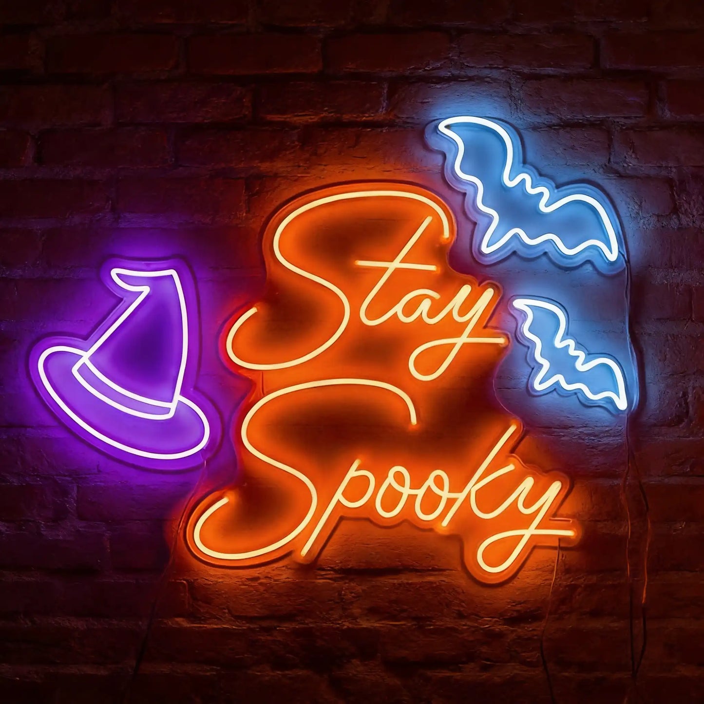 Stay Spooky Halloween Neon Sign