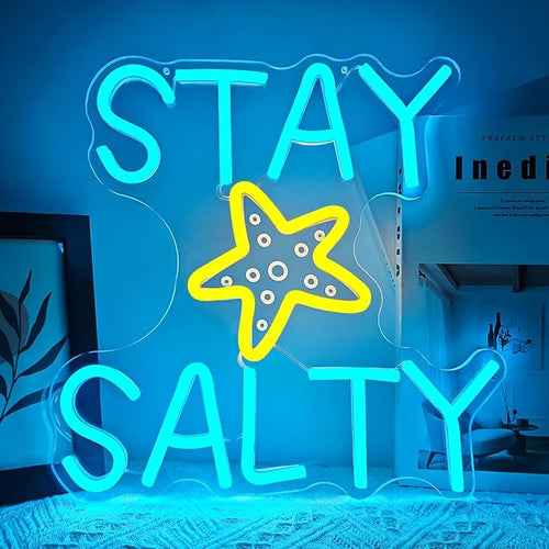 Stay Salty Beach Neon Sign