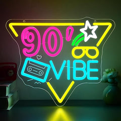 90's Vibe Neon Sign