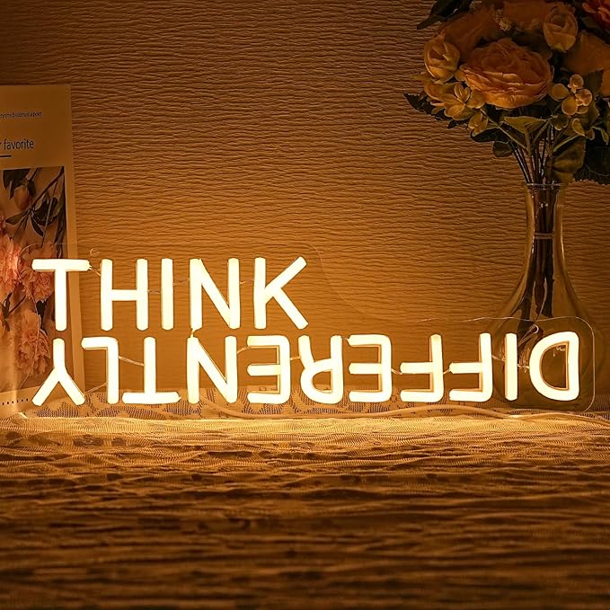 Think Differently Neon Sign