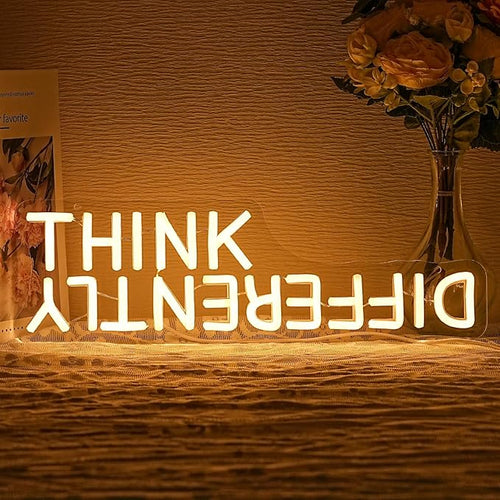 Think Differently Neon Sign