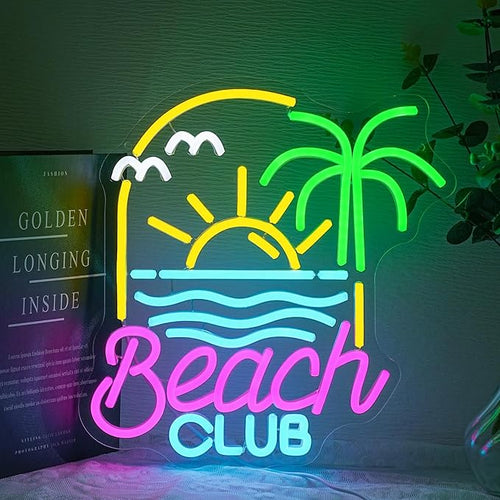 Beach Club Neon Sign