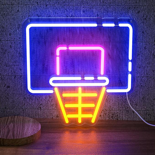 Basketball Hoop Sports Neon Sign