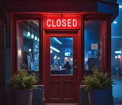 Bar Closed Neon Sign