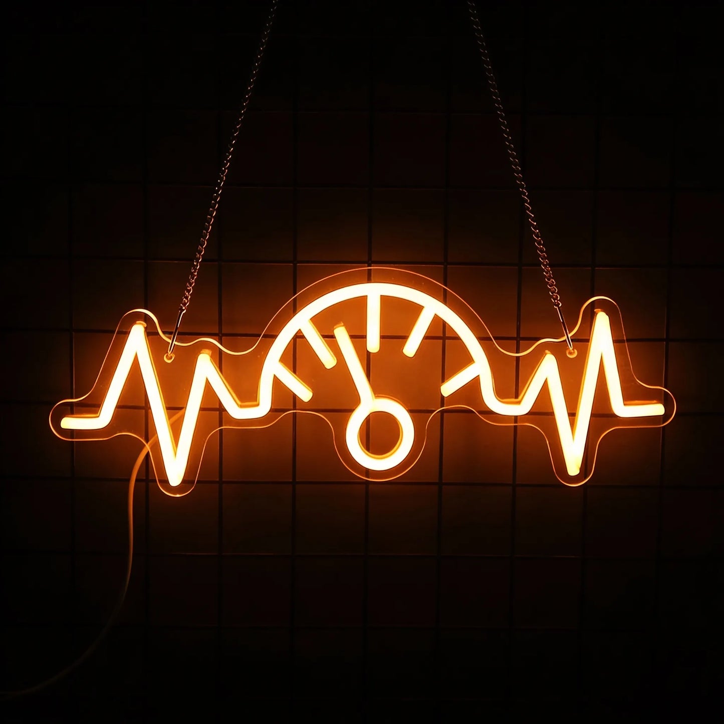 Car Meter Garage Neon Sign