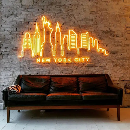 New York Skyline Neon Sign