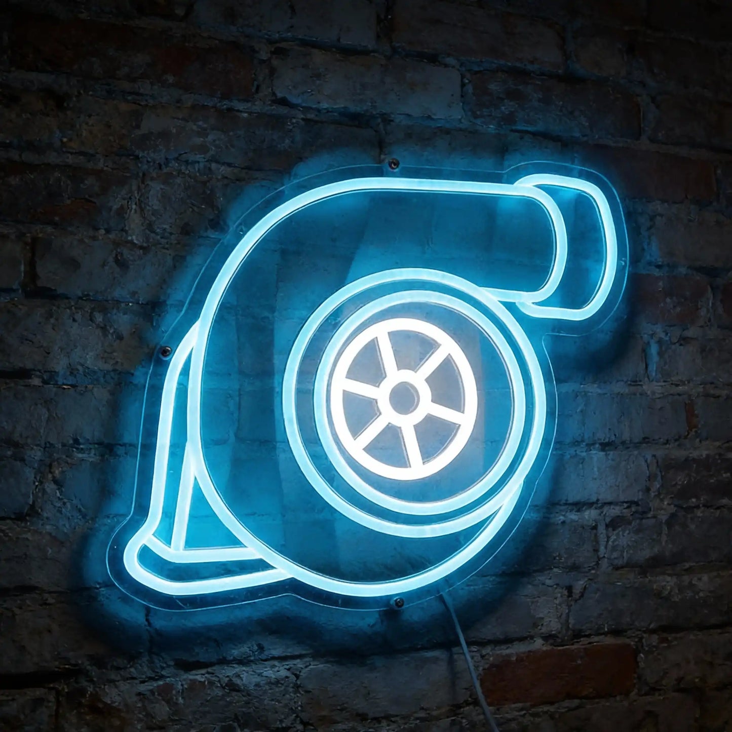 Turbo Neon Garage Sign