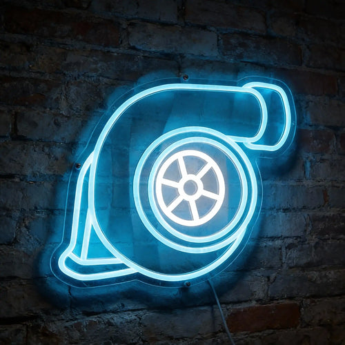 Turbo Neon Garage Sign